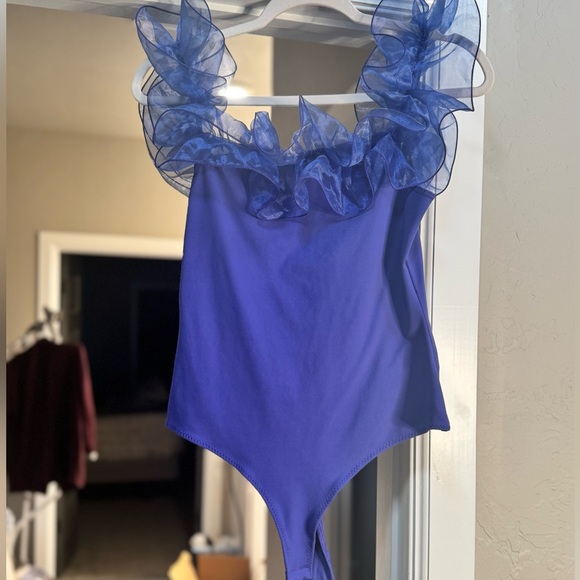 Free People Intimately Ruffle Bodysuit - Picture 3 of 5